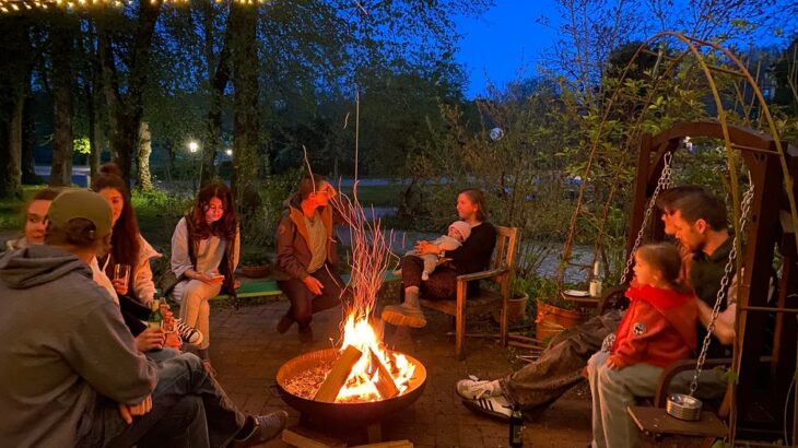 Abendstimmung auf dem Münzinghof.