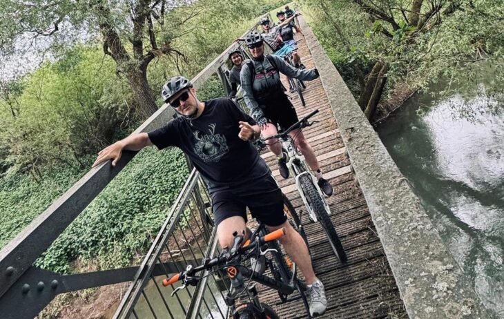 Verschiedene Aktivitäten standen zur Auswahl - darunter auch Mountainbiken.