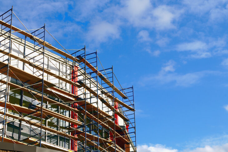 Symbolfoto Baustelle Wohnungsbau