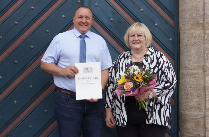 Bürgermeister Kotzur dankte Gabriela Galla.