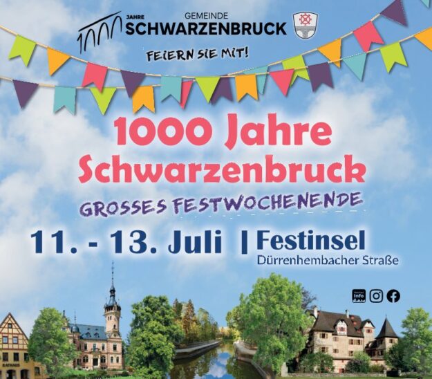 1000 Jahre Schwarzenbruck: ein buntes Fest am Wochenende.