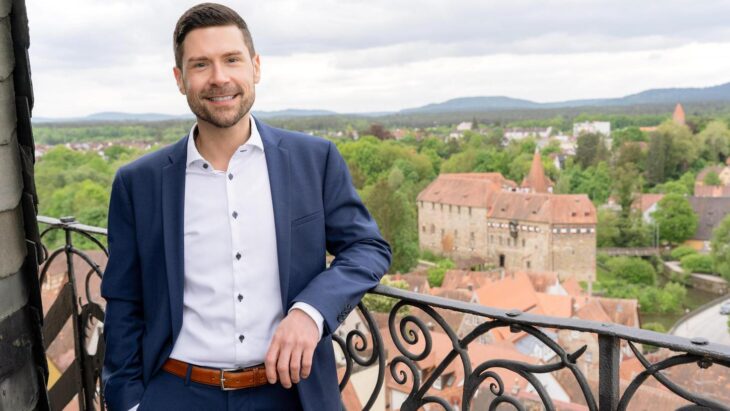 Daniel Illauer tritt als Bürgermeisterkandidat für die SPD in Lauf an.