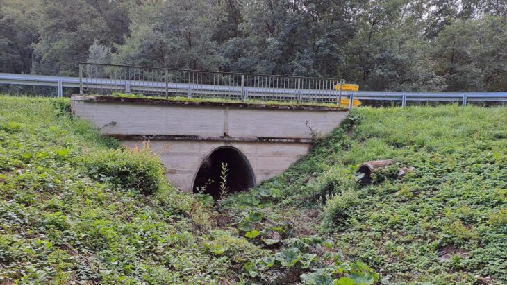 Die Brücke über den Waschhausbach zwischen Dietershofen und Algersdorf wird saniert.