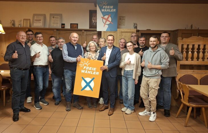 Im Gasthaus „Schwarzer Adler“ in Osternohe haben die Freien Wähler ihre Liste für die bevorstehende Kommunalwahl in Schnaittach aufgestellt.