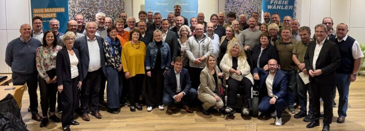 Die Listenkandidaten der Freien Wähler für den Kreistag stehen fest – die Abstimmung darüber fiel einstimmig aus.