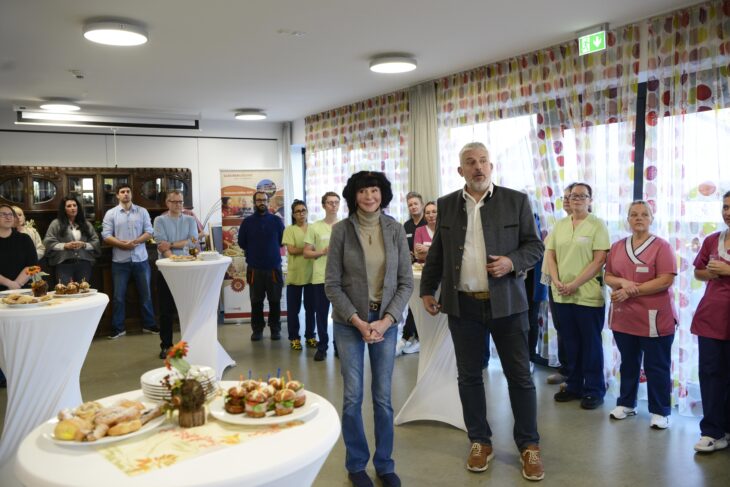 Ein Foto von der Vorstellung von Annette Heimrich.