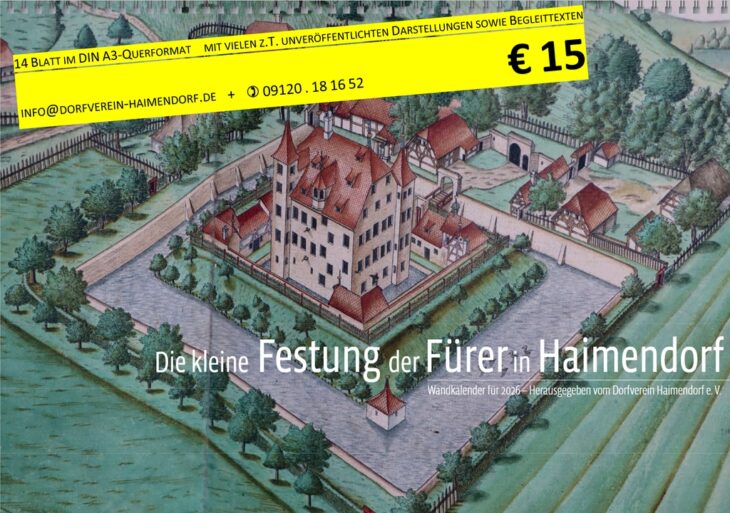 Der Kalender im DIN-A3-Querformat enthält viele zum Teil bisher unveröffentlichte Darstellungen. Erhältlich ist die Ausgabe für 2026 unter anderem im Service-Center der Pegnitz-Zeitung.