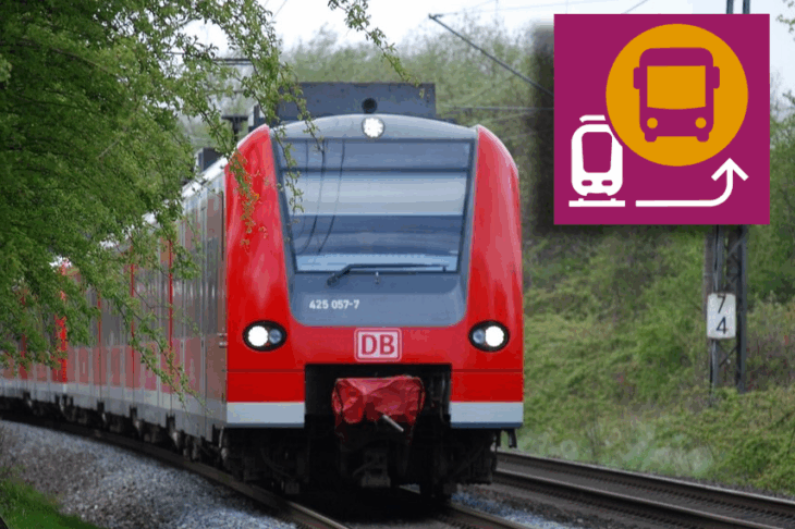 Schienenersatzverkehr im Nürnberger Land (Symbolbild).