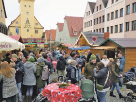 Der Hersbrucker Weihnachtsmarkt hat am 1. Advent bereits ab 13 Uhr geöffnet. Foto: Jürgen Ruppert