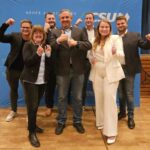 Das Bild zeigt die Listenkandidaten der JU-Nürnberger Land auf der CSU-Kreistagsliste.