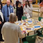 Landrat Armin Kroder, Erster Bürgermeister Jörg Kotzur und Schulleiter Martin Glienke (von links) eröffneten die Ausbildungs- und Praktikumsmesse.