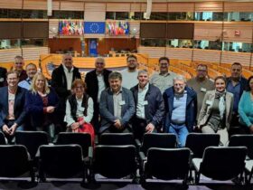 Führung durch die Räumlichkeiten des EU-Parlaments: Eine Delegation aus bayerischen Kommunalpolitikern war Anfang November zu Gast in Brüssel.