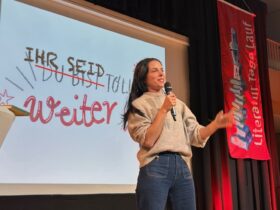 Clarissa Corrêa da Silva ist bei den Literaturtagen aufgetreten.