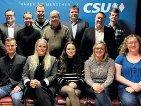 Diese Damen und Herren möchten für die CSU in den Gemeinderat Vorra.