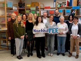 Alle Projektbeteiligten freuen sich auf ein neues Schuljahr „NachhilFEE“.