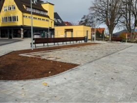 Der neue Parkplatz an der Neumarkter Straße in Altdorf wird in der kommenden Woche gesperrt sein.