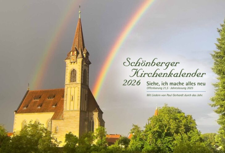 Beim Schönberger Jahresbegleiter dreht sich 2026 alles um Lieder von Paul Gerhardt.
