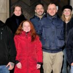 Die Kandidaten der Linken sind (vorne v. links) Christoph Tyl, Katja Götz, Jonas Päßler, Fabian Janser, (hinten v. links) Dana Exner, Reinhard Prechtl und Pauline Wollmann.