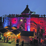 Das Foto zeigt einen Teil des Burgthanner Weihnmachtsmarkt