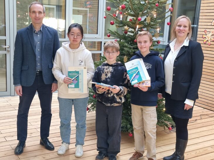 Die Schülerinnen und Schüler aus Röthenbach wurden beim Landeswettbewerb Mathematik ausgezeichnet.