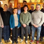 Das Bild zeigt die Kandidaten (von links) Sandra Blauth, Marcus Eckstein, Christina Loos, Horst Seitz, Petra Meyer, Herbert Seitz, Felix Knobloch, Wolfgang Reiser, Susanne Berger, Uwe Gerstacker, Jörg Bandt und Roland Gentsch.