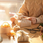 Dekorieren mit Naturmaterialien.