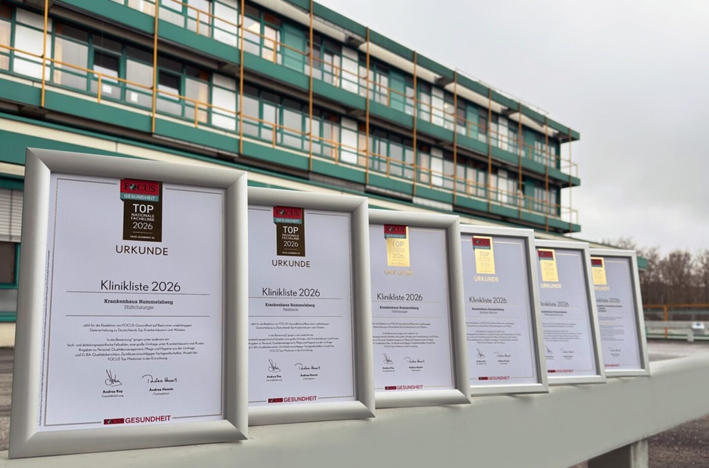 Das Krankenhaus Rummelsberg ist im Focus-Ranking mit sechs Kliniken vertreten.