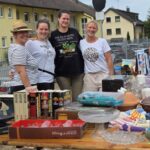 Das Orga-Team freut sich auf zahlreiche Verkäufer und Besucher (von links): Katrin Seitz, Isabel Burger, Melanie Hübner und Isabel Hupfer.