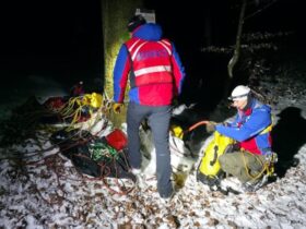 Weil ein aufmerksamer Ortskundiger Spuren am Eingang zum Windloch bei Großmeinfeld entdeckt hatte, rückten die Bergwachten Lauf-Hersbruck und Nürnberg, die Höhlenrettung Nordbayern, der First Responder Neuhaus und der Rettungsdienst aus.