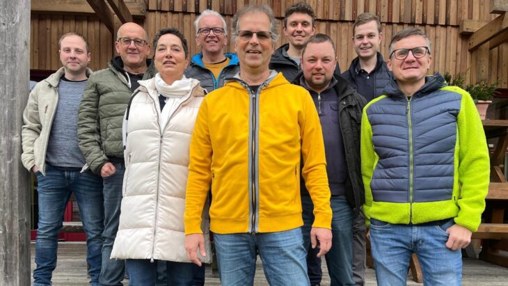 Von links: Tobias Wagner, Franz Dirschwigl, Patricia Held, Gerhard Rupprecht, Frank Dillinger, Tobias Stefan, Markus Seibold, Kilian Sperber und Markus Klinger.