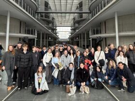 Die Teilnehmer der Berlin-Fahrt – Schüler der 12. und 13. Jahrgangsstufe – erlebten unter anderem die Arbeit im Bundestag. Sie besuchten aber auch Museen und ein Theater.