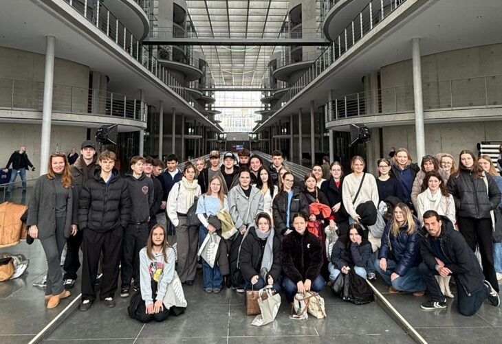 Die Teilnehmer der Berlin-Fahrt – Schüler der 12. und 13. Jahrgangsstufe – erlebten unter anderem die Arbeit im Bundestag. Sie besuchten aber auch Museen und ein Theater.