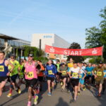 Ein Foto vom Start des Landkreislaufs 2024 in Altdorf.