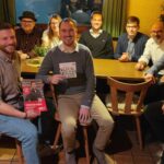 Das Bild zeigt (von links) Stephan Stief, Bürgermeisterkandidat Christian Riedel, Horst Hutzler, Iris Lederer, Landratskandidat David Geitner, Max Nett, Maximilian Wölfel, Lars Fuchs, Fabian Arnold und Nico Gniffke.