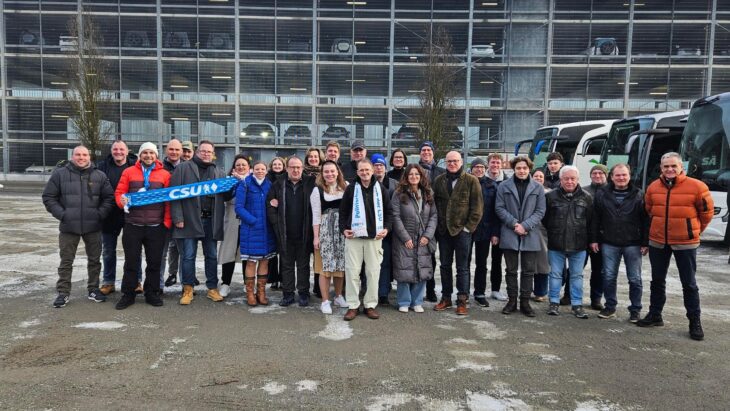 Der CSU-Kreisverband war auch 2026 wieder beim Politischen Aschermittwoch in Passau dabei.