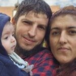 Ein Foto aus glücklichen Tagen: Gabriel Lopes mit seiner Frau Maria de Fatima und dem gemeinsamen Sohn Diego.