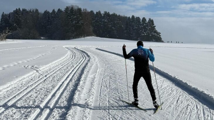 In Waller herrscht seit rund einem Monat durchgehend Langlauf-Betrieb.