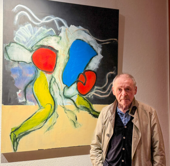Von der Universität ins Atelier: Dr. Wom erobert die Malerei für sich.