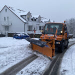 Der Winterdienst der Stadt Lauf ist aktuell sehr gefordert.