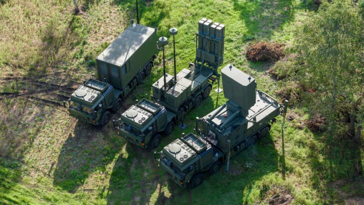 Iris-T SLM heißt das Luftverteidigungssystem, dass Diehl Defence in Röthenbach herstellt.
