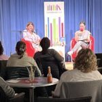 Christine Sing sprach in der Stadtbücherei über ihr Buch „Raus aus dem Hamsterrad und ab aufs Surfbrett“.