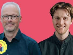 Der Sozialpsychologe Mario Gollwitzer von der Ludwig-Maximilians-Universität München und David Melches von der gemeinnützigen Organisation More in Common diskutieren miteinander.