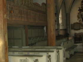 So sah die Spitalkirche Hersbruck vor der Renovierung aus.