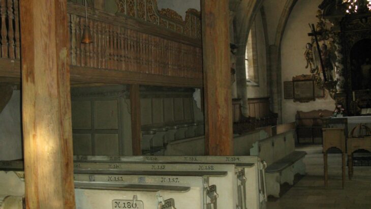 So sah die Spitalkirche Hersbruck vor der Renovierung aus.