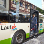 Das Foto zeigt einen Stadtbus des Nürberger Lands
