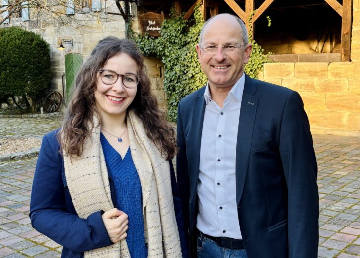 Janina Schubert und Benedikt Bisping.