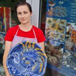 Tatyana Krivenko lädt in ihre Werkstatt in Entenberg ein.