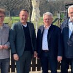 Die Bezirkstagsfraktion der Freien Wähler Mittelfranken (von links): Marco Meier, Armin Kroder, Hans Henninger und Walter Schnell.