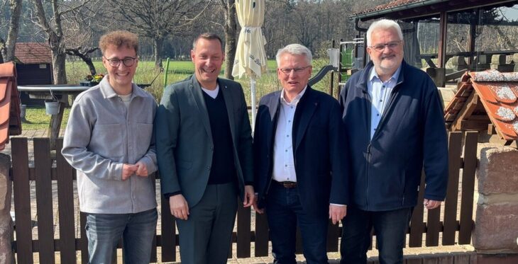 Die Bezirkstagsfraktion der Freien Wähler Mittelfranken (von links): Marco Meier, Armin Kroder, Hans Henninger und Walter Schnell.