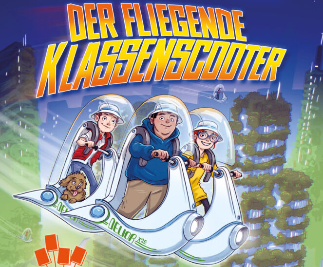 Im Rahmen der Aktion „Ich schenk dir eine Geschichte“ verschenkt das Büchereiteam das Buch „Der fliegende Klassenscooter“.